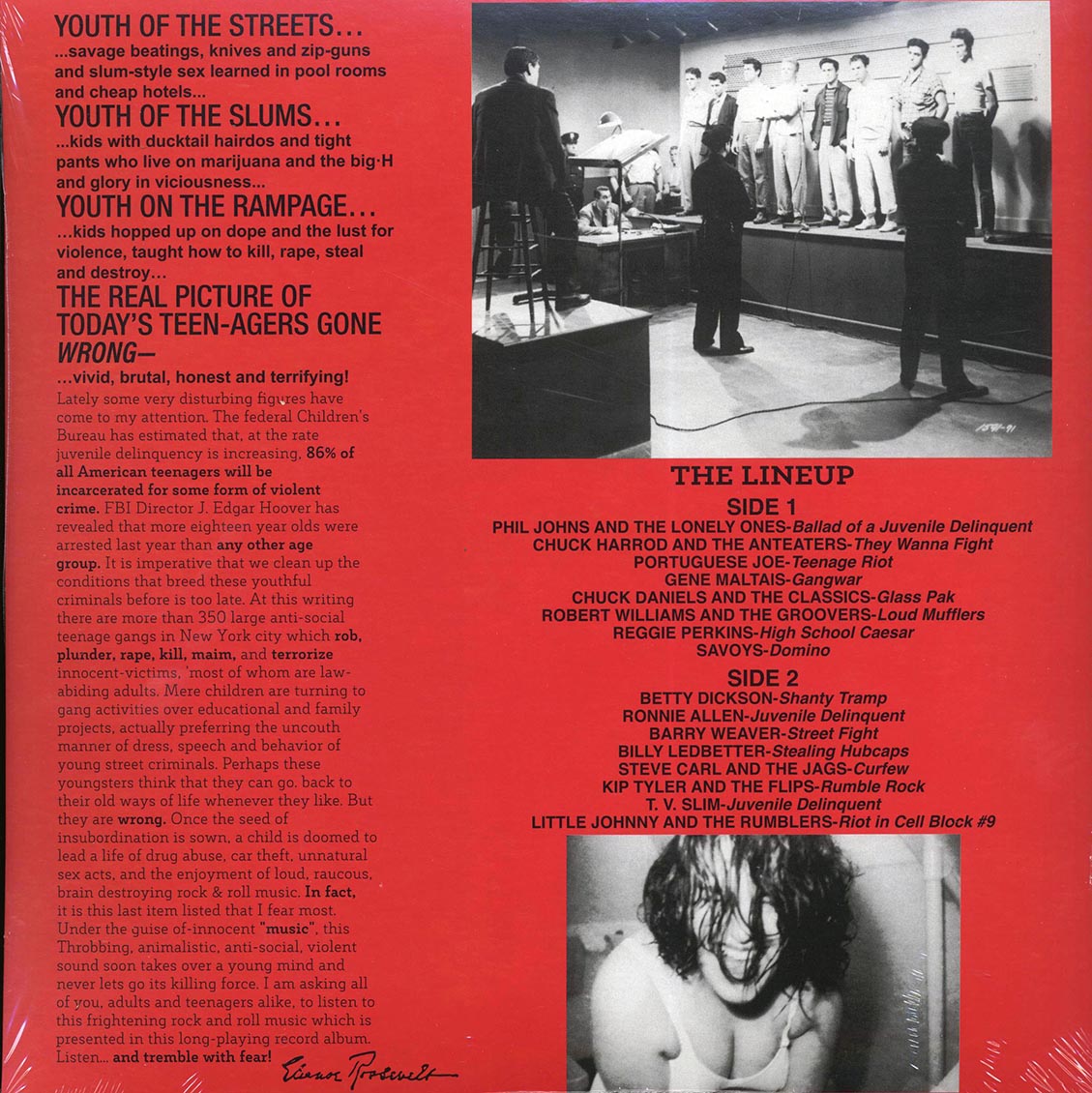 Portuguese Joe, Savoys, Reggie Perkins, TV Slim, Etc. - Teen-Age Riot! 50,000,000 Delinquints Can't Be Wrong!