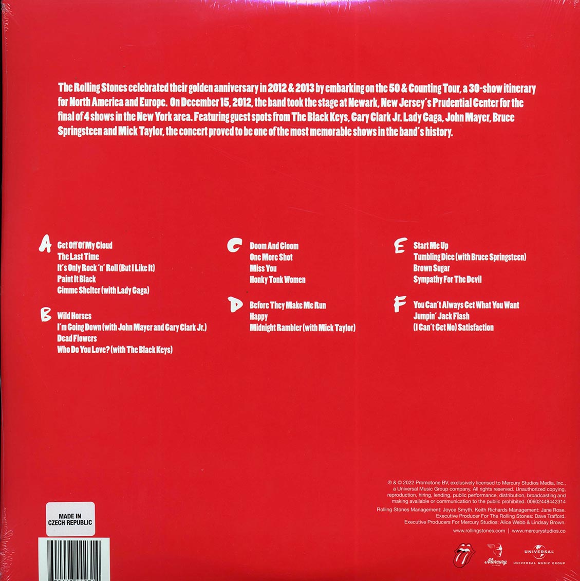 The Rolling Stones - Grrr Live! (die-cut jacket) (ltd. ed.) (3xLP) (180g) (white vinyl)