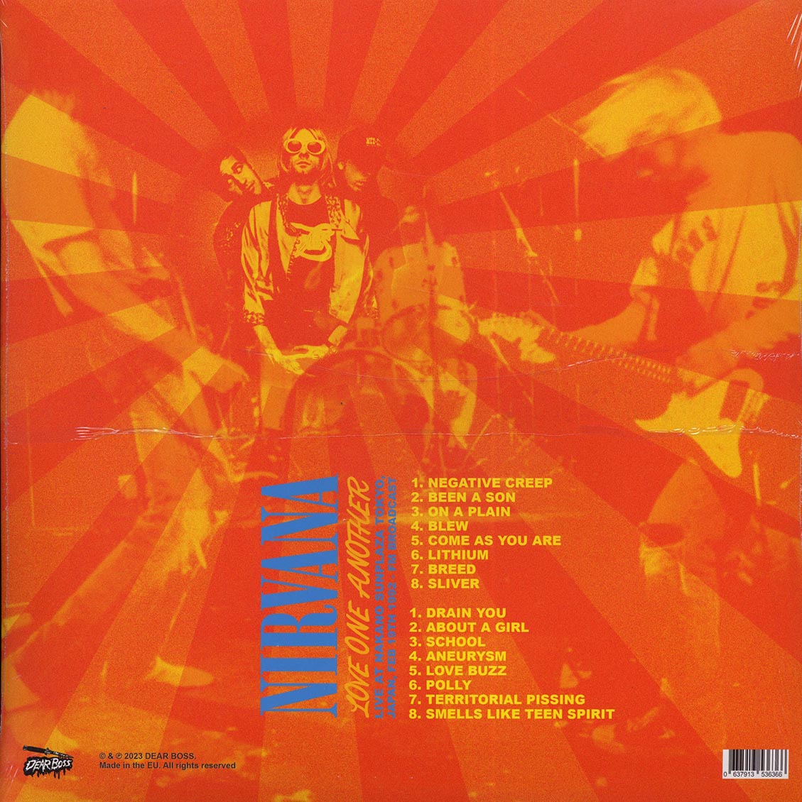 Nirvana - Love One Another: Live Nakano Sunplaza Tokyo, Japan, February 19th, 1992