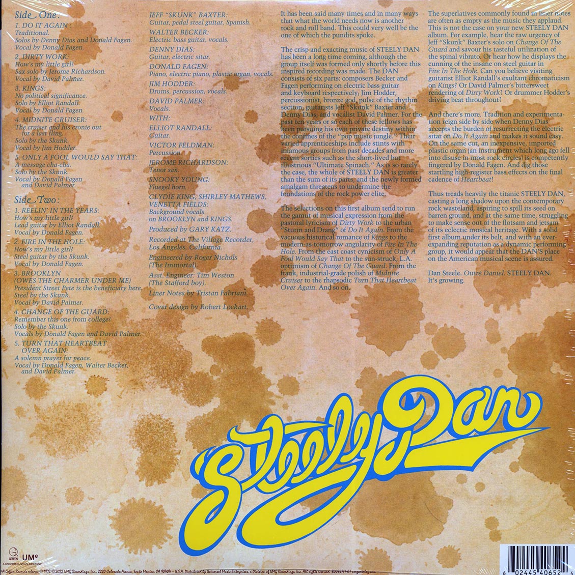 Steely Dan - Can't Buy A Thrill (50th Anniv. Ed.) (180g) (remastered)