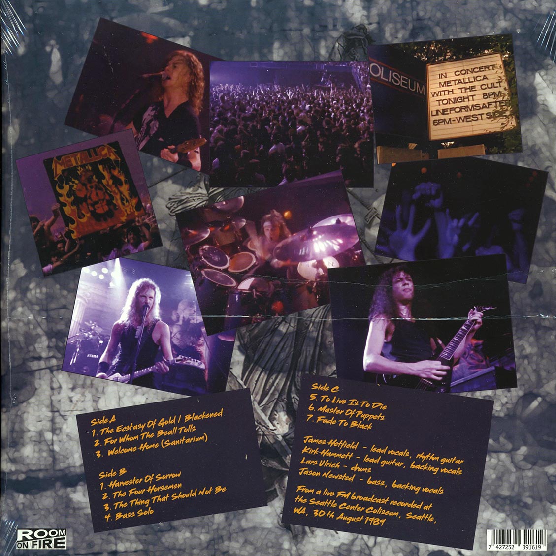 Metallica - Seattle '89 Volume 1: The Classic Washington State Broadcast (ltd. ed.) (2xLP) (yellow vinyl)