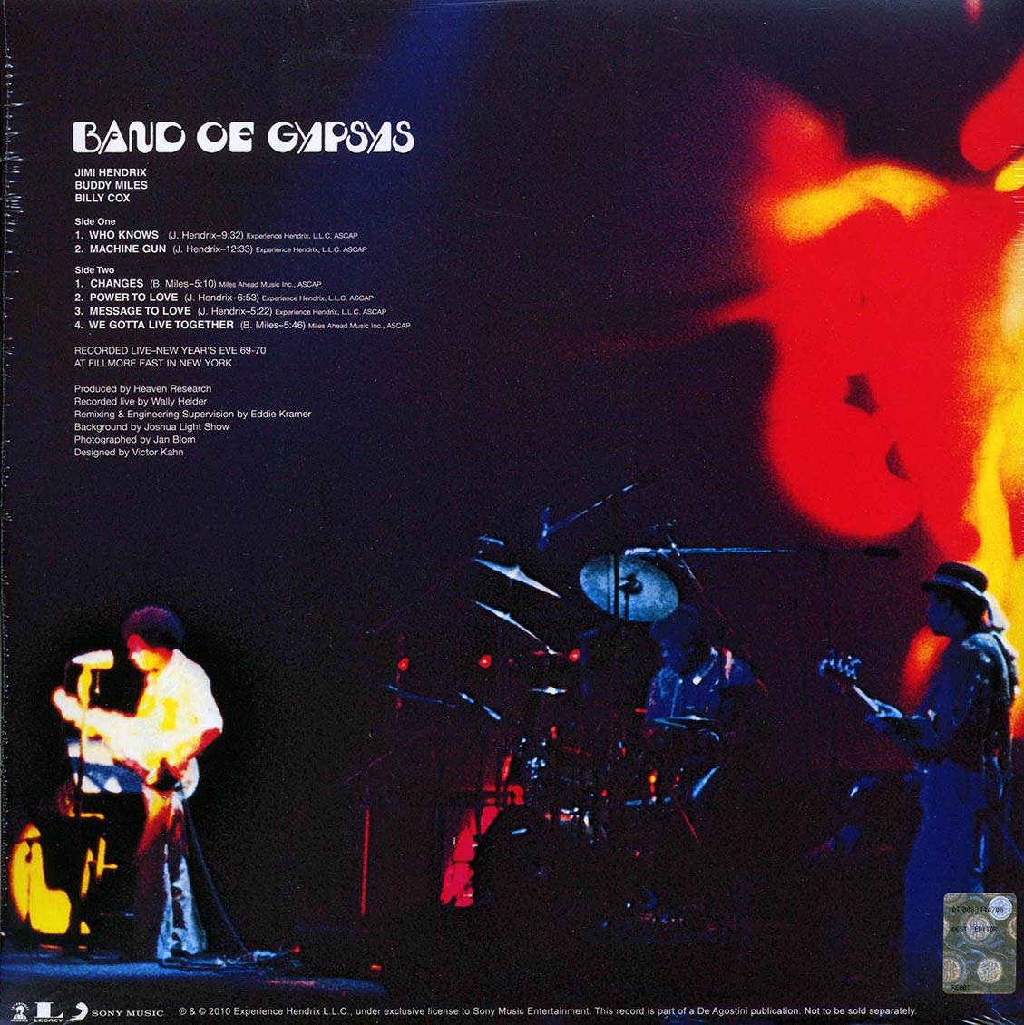 Jimi Hendrix - Band Of Gypsys (180g) (remastered)