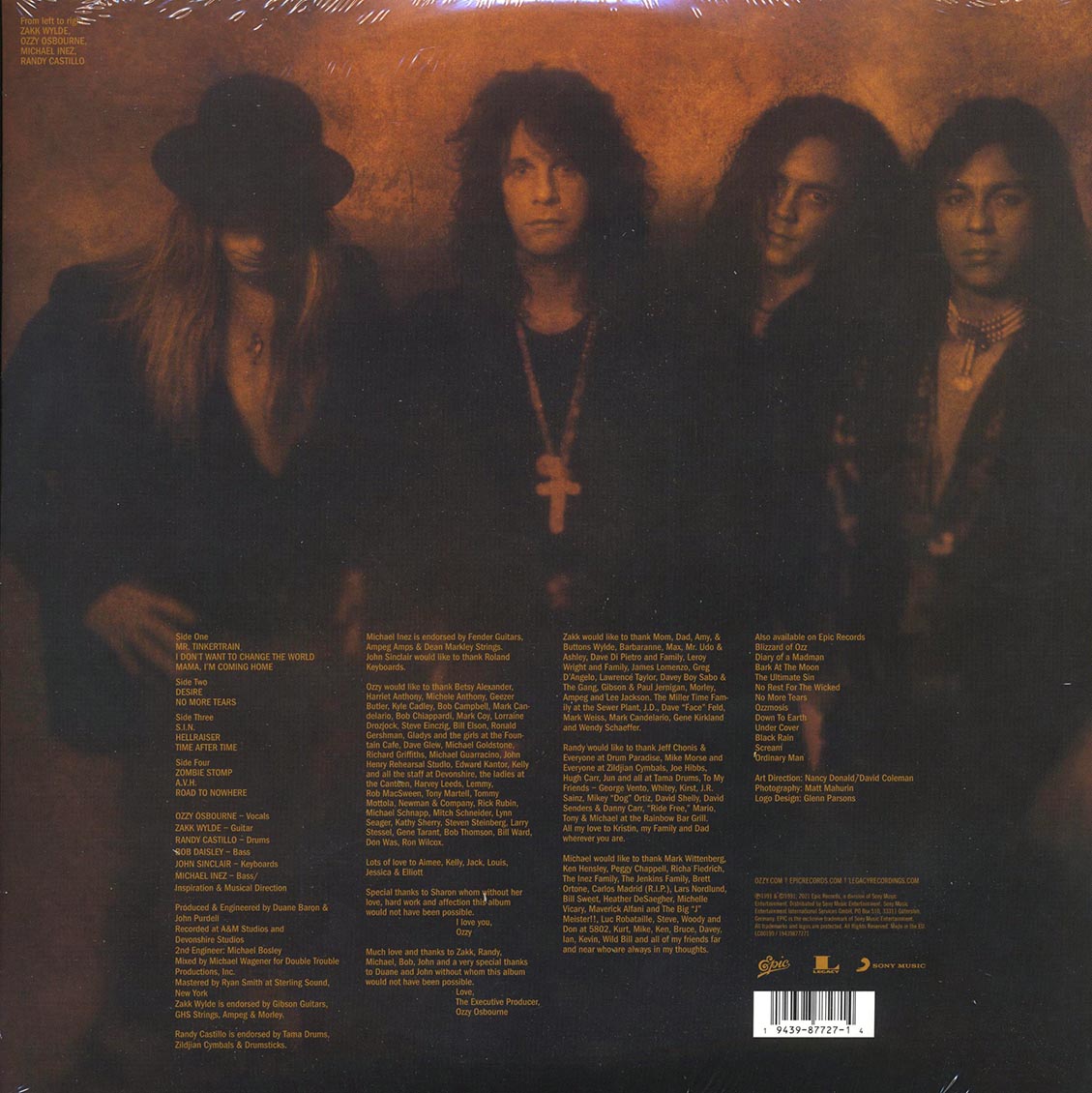 Ozzy Osbourne - No More Tears (2xLP)