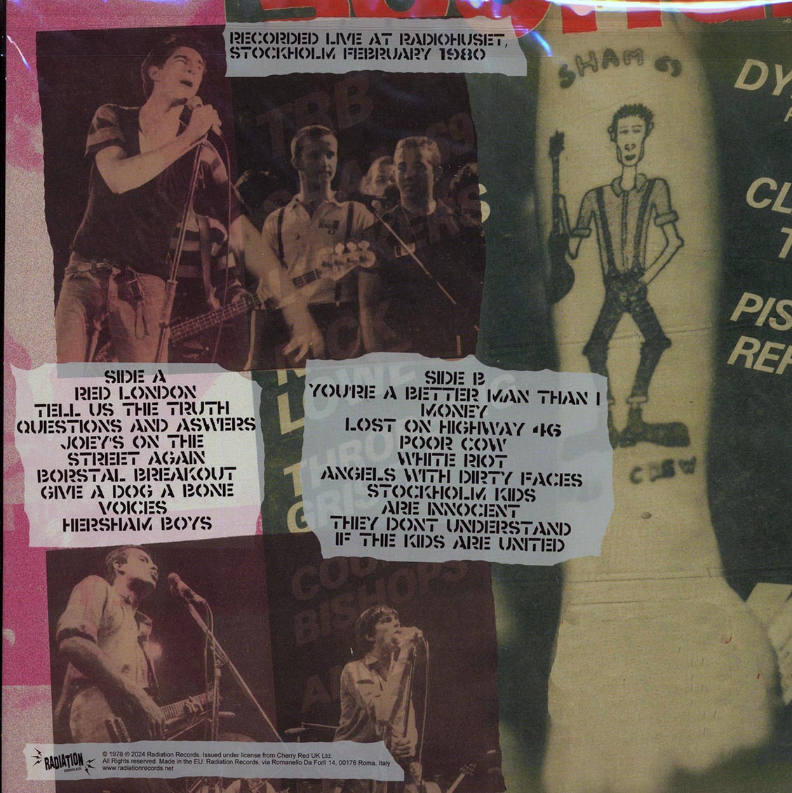 Sham 69 - Skinheads Are Magic: Live At Radiohuset Stockholm February 1980 (RSD 2024) (red vinyl)