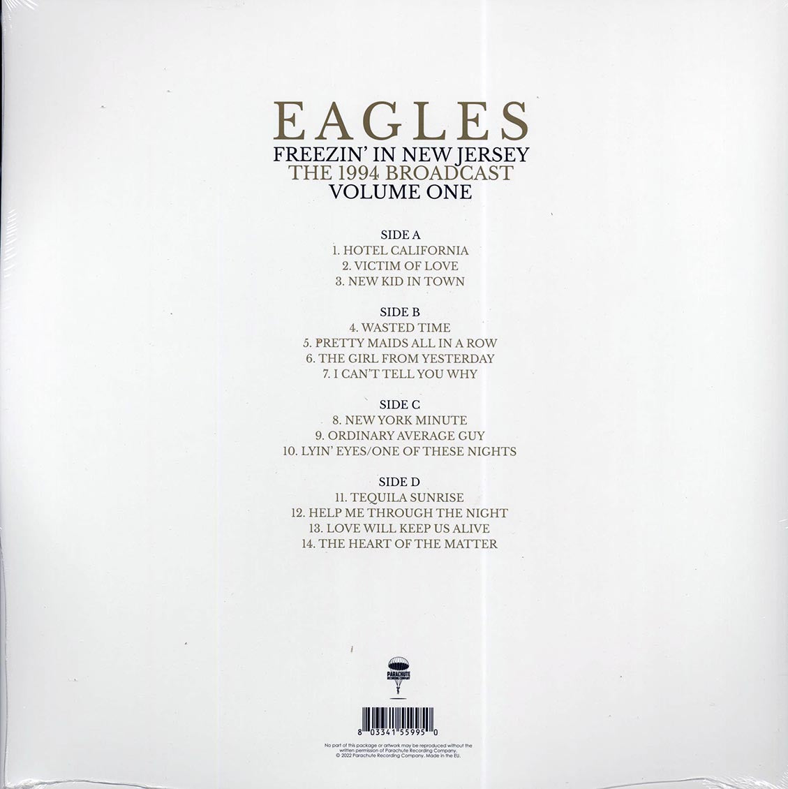 Eagles - Freezin' In New Jersey Volume 1 (2xLP)