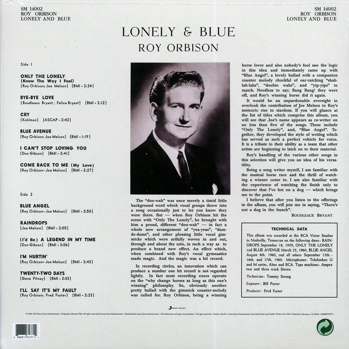 Roy Orbison - Sings Lonely And Blue