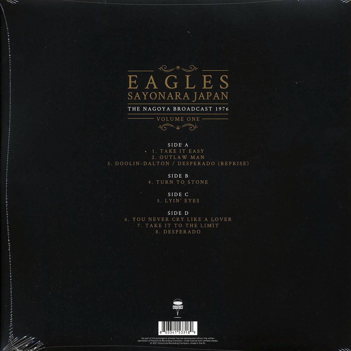 Eagles - Sayonara Japan Volume 1: The Nagoya Broadcast 1976 (2xLP)
