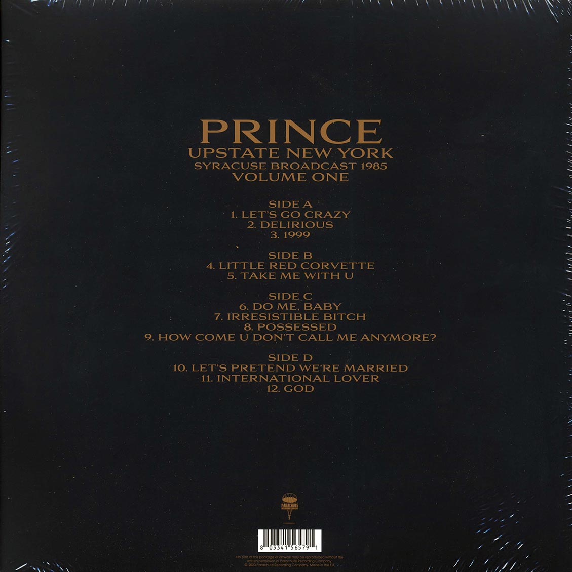 Prince - Upstate New York Volume 1: Syracuse Broadcast 1985 (2xLP)
