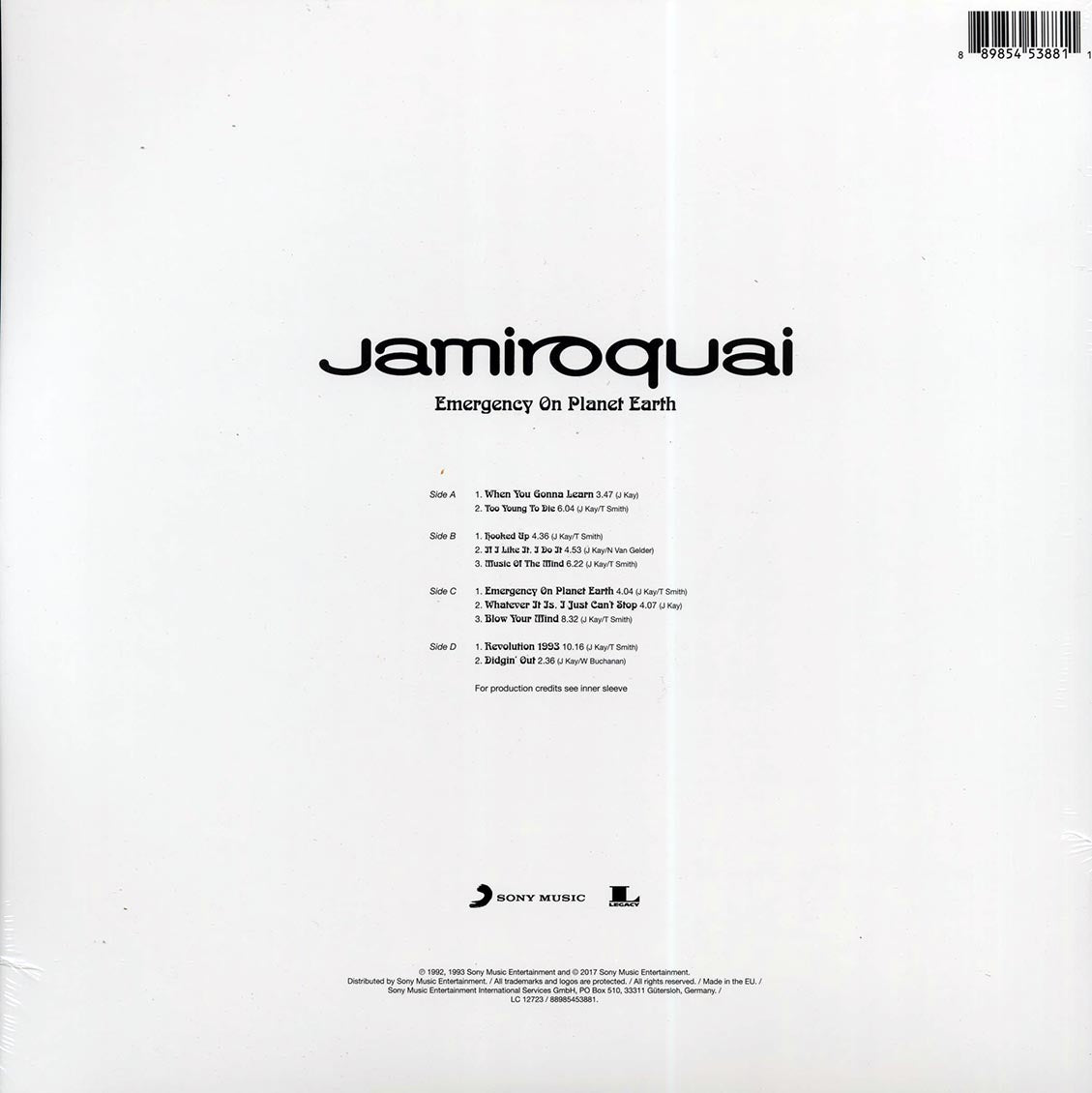 Jamiroquai - Emergency On Planet Earth (2xLP) (180g)