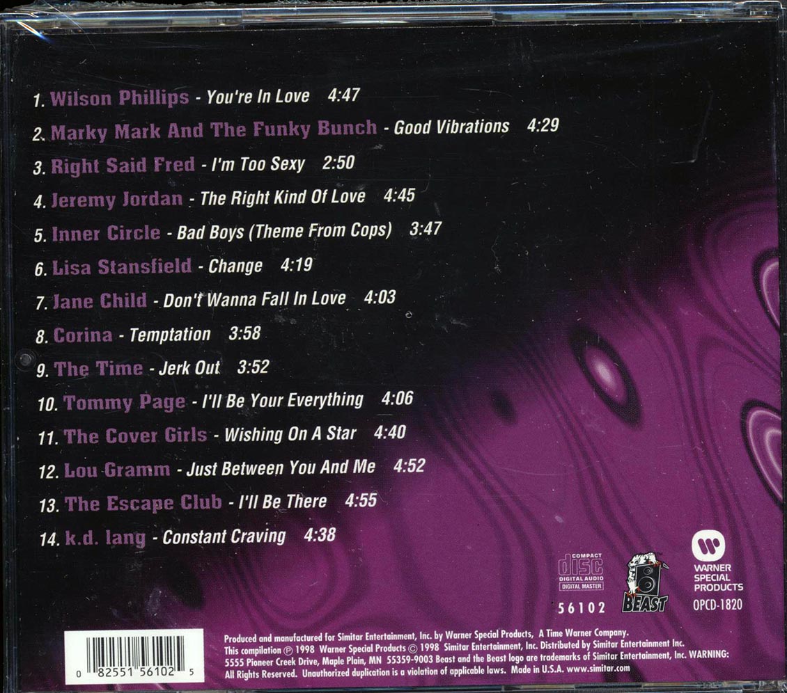 Wilson Phillips, KD Lang, Marky Mark, Etc. - Pop Super Stars Of The '90s