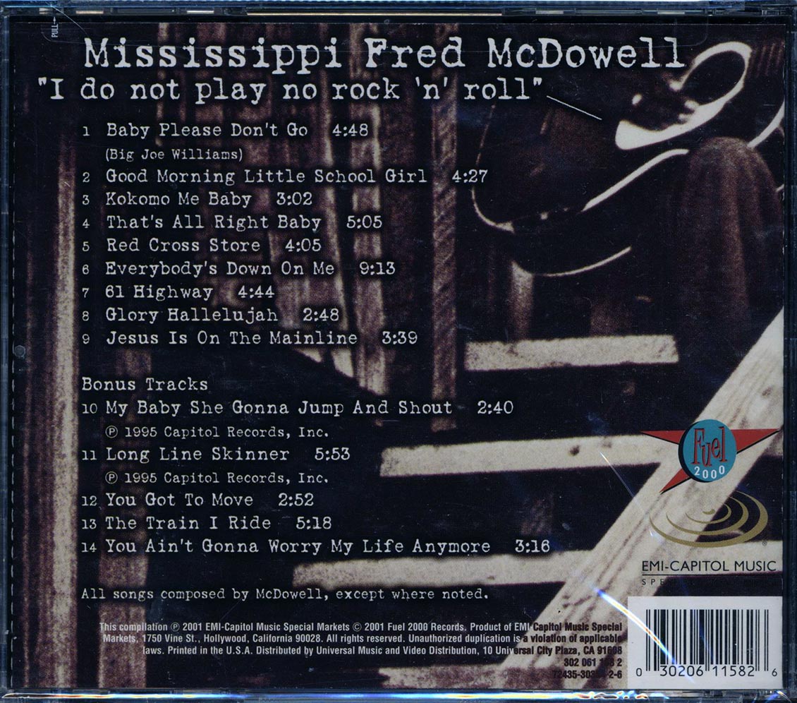 Mississippi Fred McDowell - I Do Not Play No Rock 'n' Roll (+5 bonus tracks) (remastered)