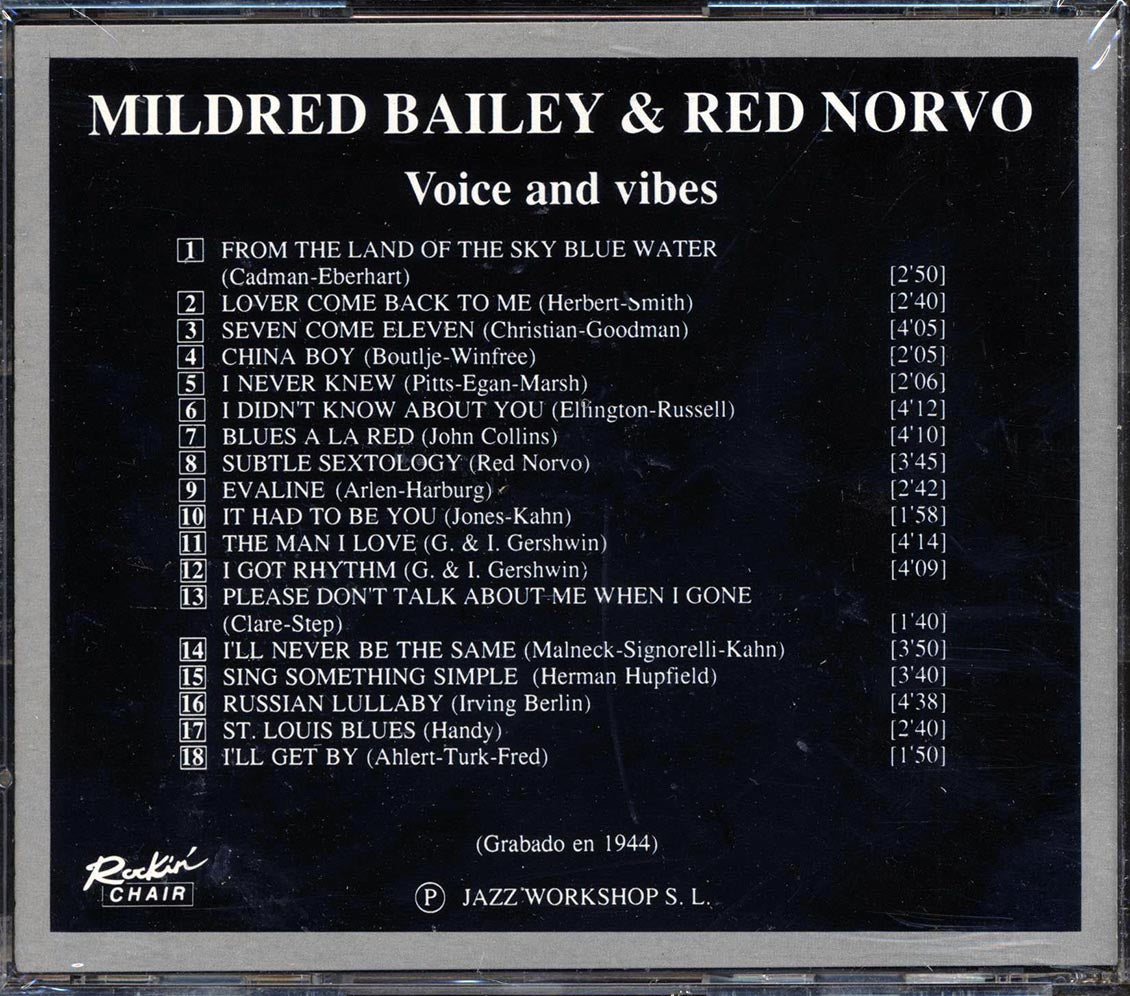 Mildred Bailey, Red Norvo - Voice And Vibes