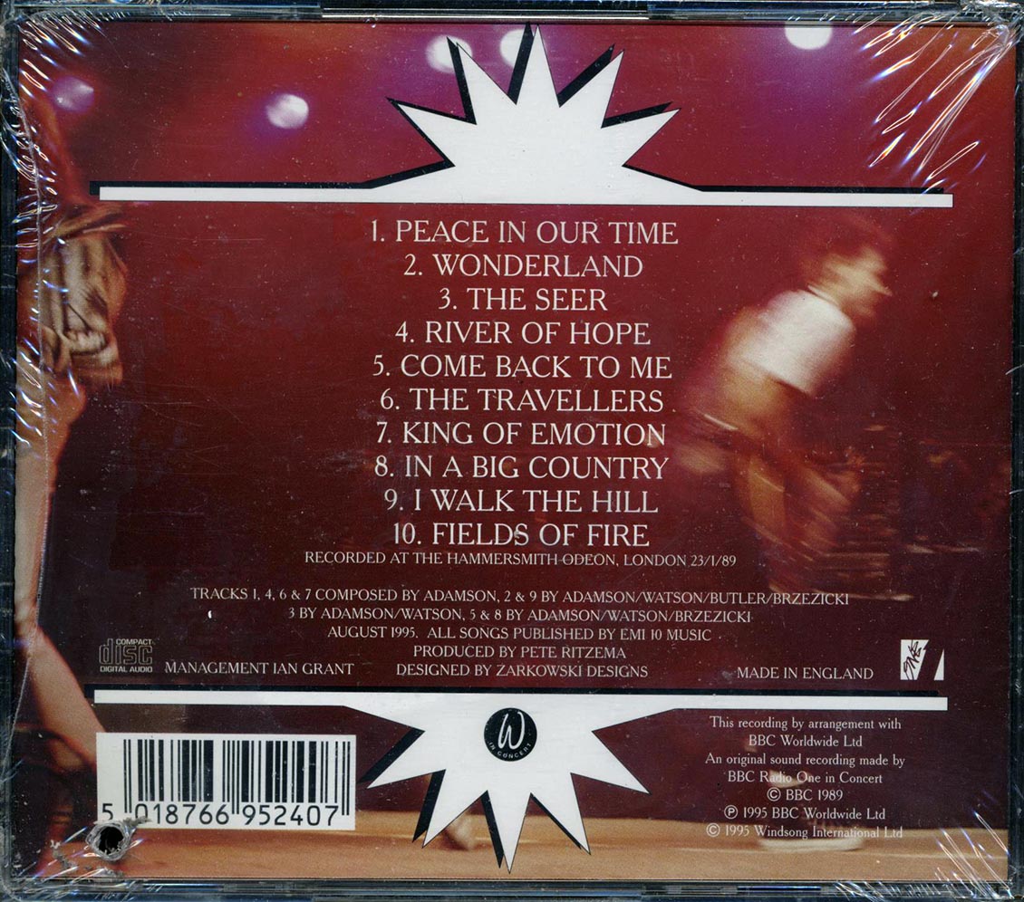 Big Country - BBC Live In Conert (marked/ltd stock)
