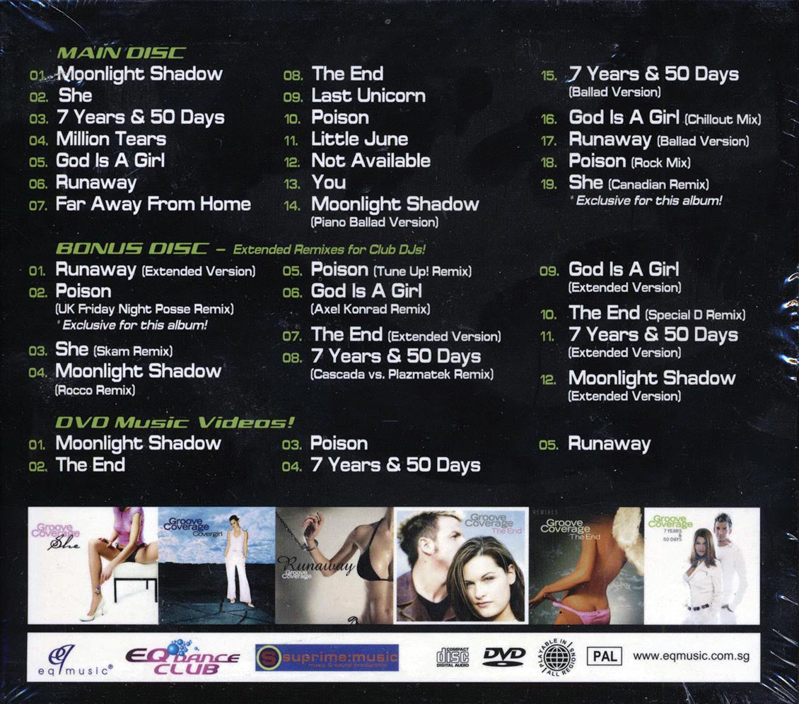 Groove Coverage - Best Of Groove Coverage: The Ultimate Collection (31 tracks) (2xCD) (incl. DVD)