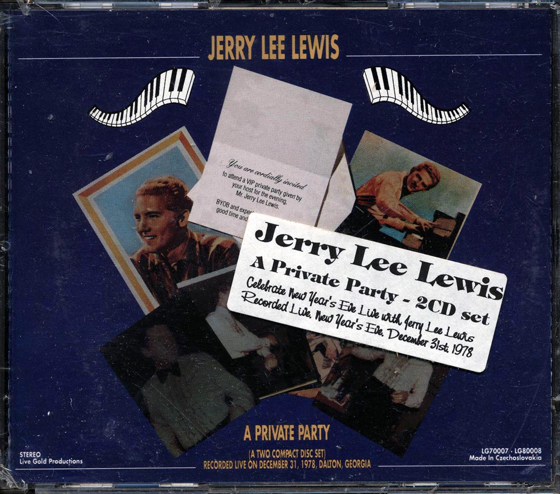 Jerry Lee Lewis - A Private Party: Recorded Live On December 31, 1978, Dalton, Georgia (24 tracks) (2xCD)