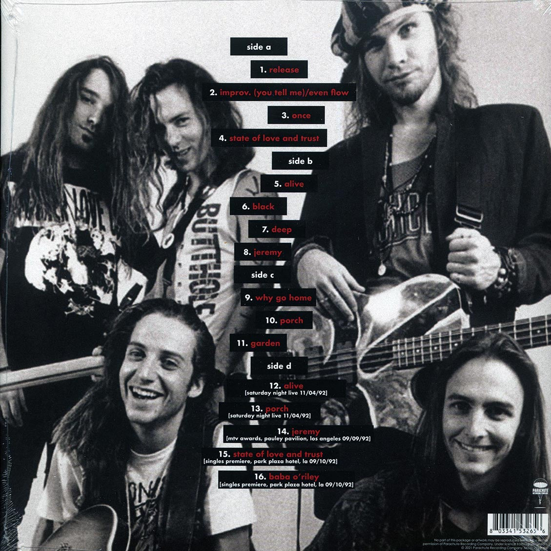 Pearl Jam - The Broadcasts 1992 (ltd. ed.) (2xLP) (red vinyl)