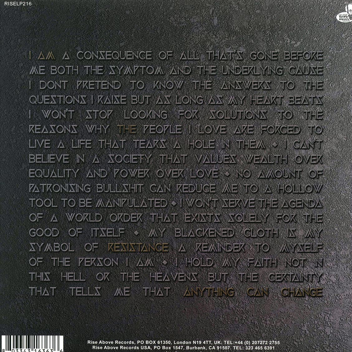 Antisect - The Rising Of The Lights
