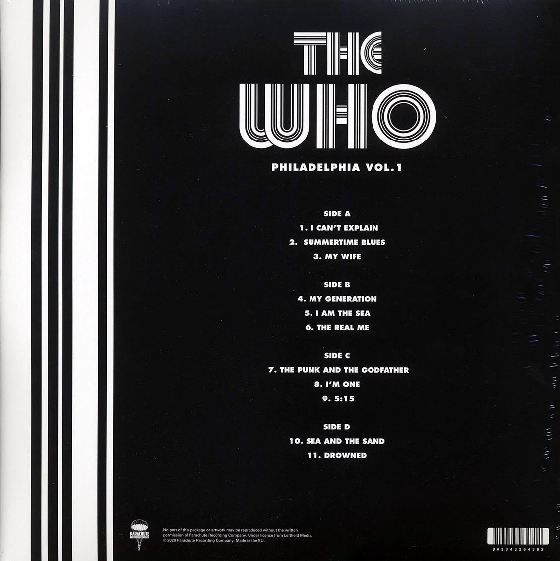 The Who - Philadelphia Volume 1: 1973 Broadcast Quadrophenia Tour (2xLP)