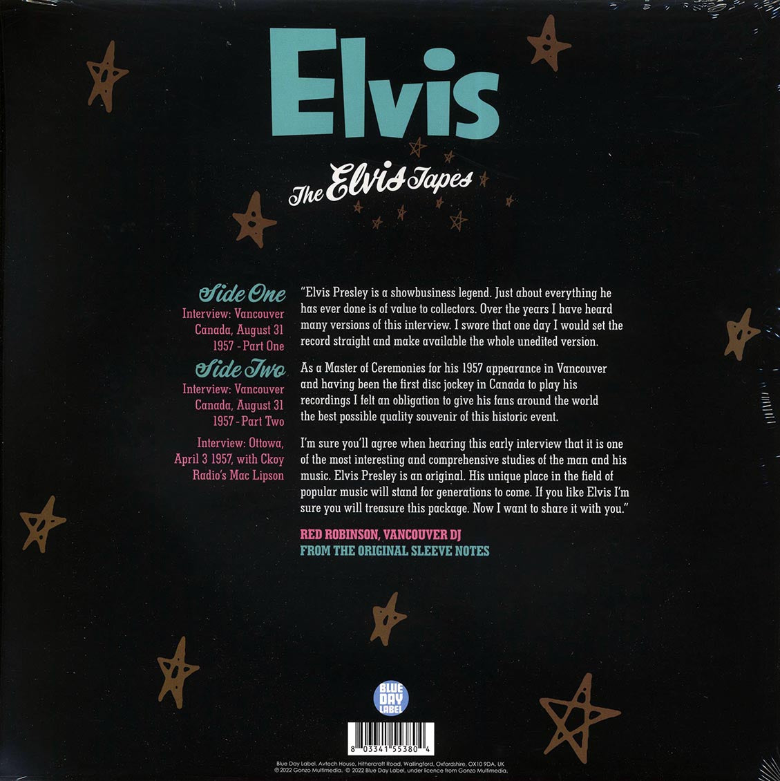 Elvis Presley - The Elvis Tapes (ltd. ed.) (clear vinyl)