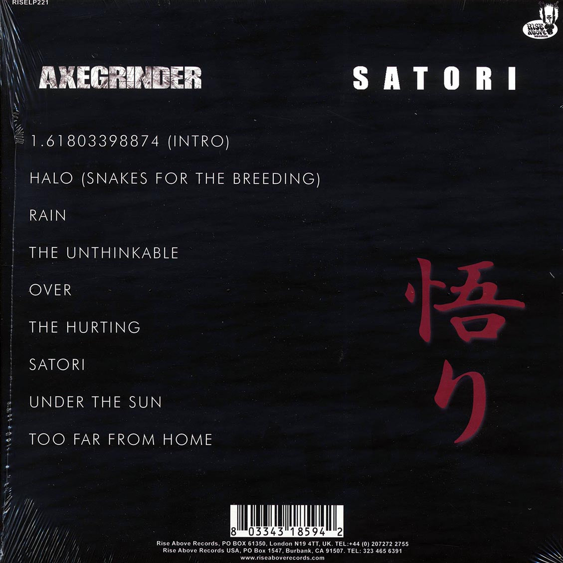 Axegrinder - Satori (180g)