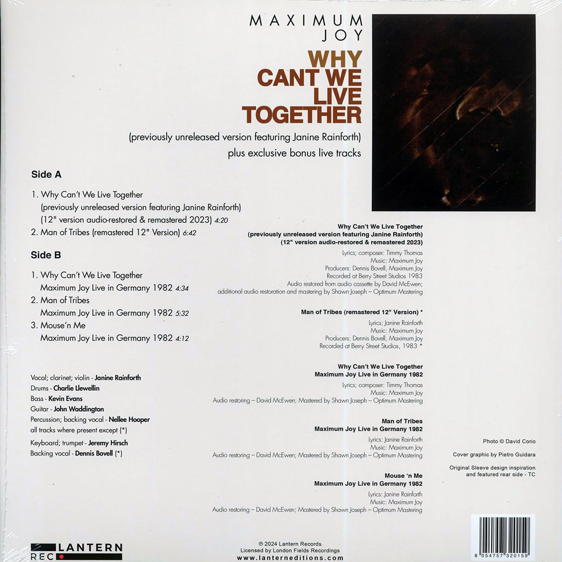 Maximum Joy - Why Can't We Live Together (RSD 2024) (ltd. ed.) (clear vinyl)