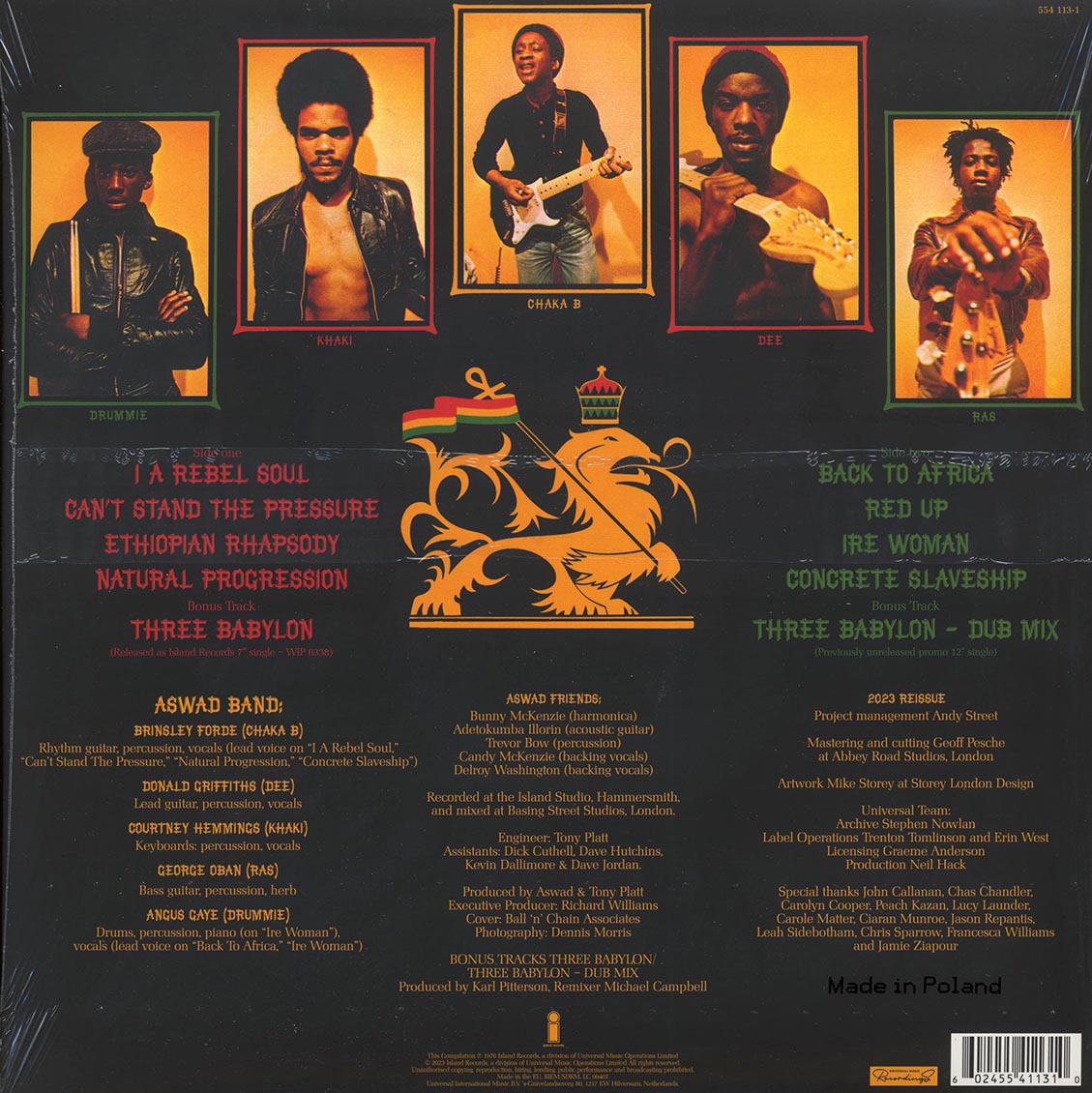 Aswad - Aswad (+2 bonus tracks) (ltd. ed.) (180g)