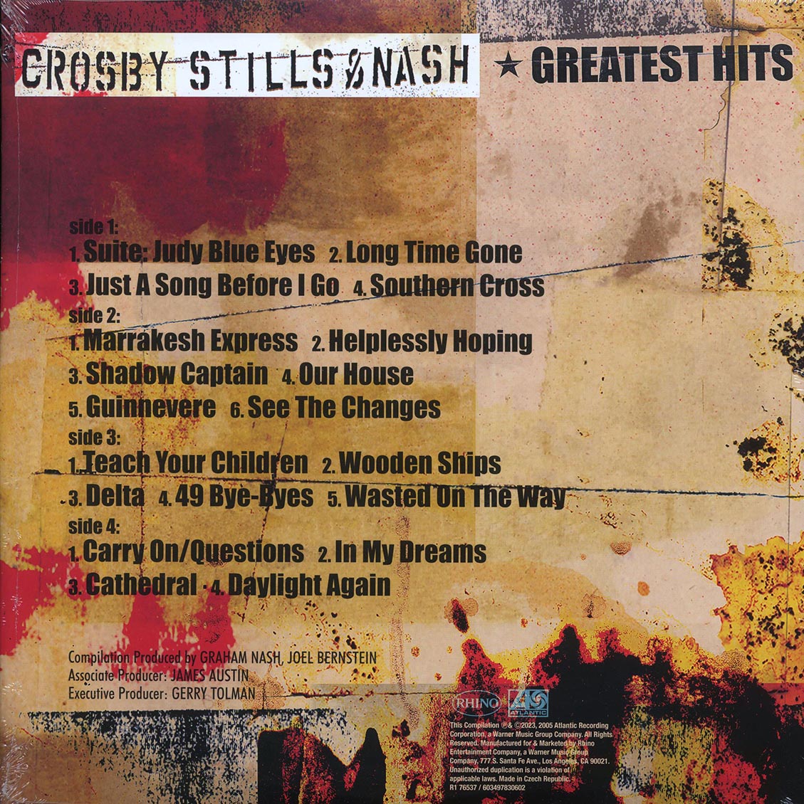 Crosby, Stills & Nash - Greatest Hits (2xLP)