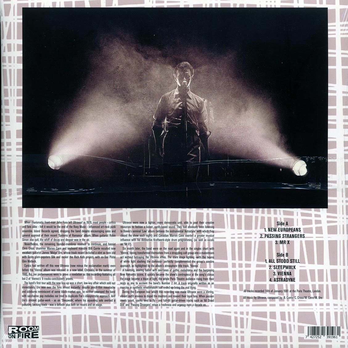 Ultravox - Live In Concert 1981: At The Paris Theatre London (white vinyl)