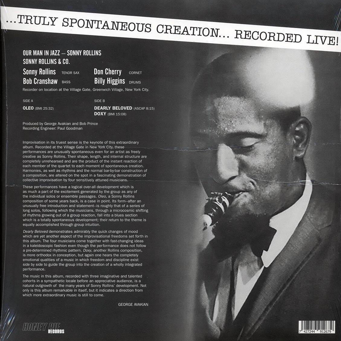 Sonny Rollins - Our Man In Jazz