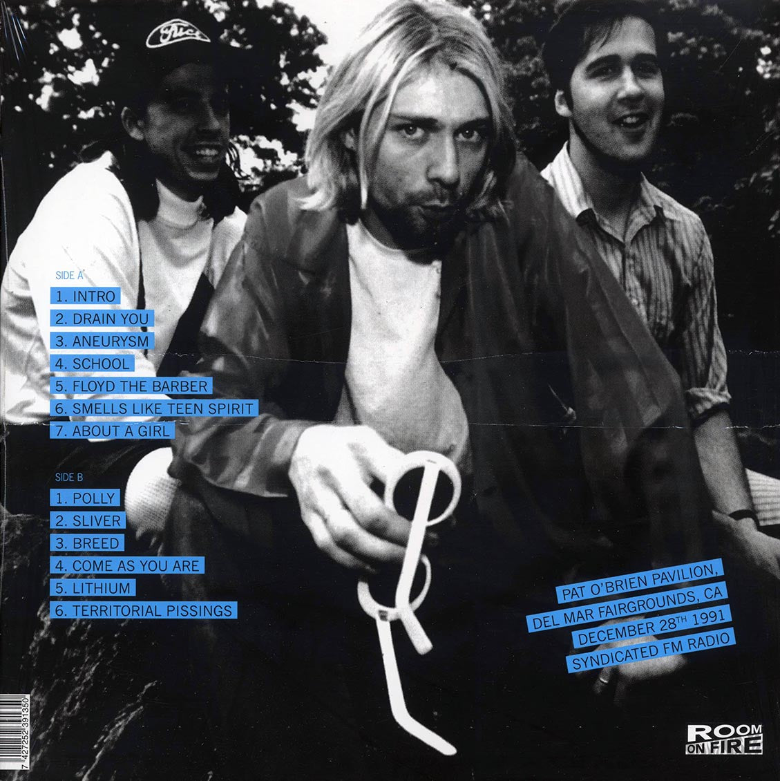 Nirvana - Pat O'Brien Pavilion Del Mar Fairgrounds: The Broadcast 1991 December 28th (ltd. ed.) (turquoise vinyl)