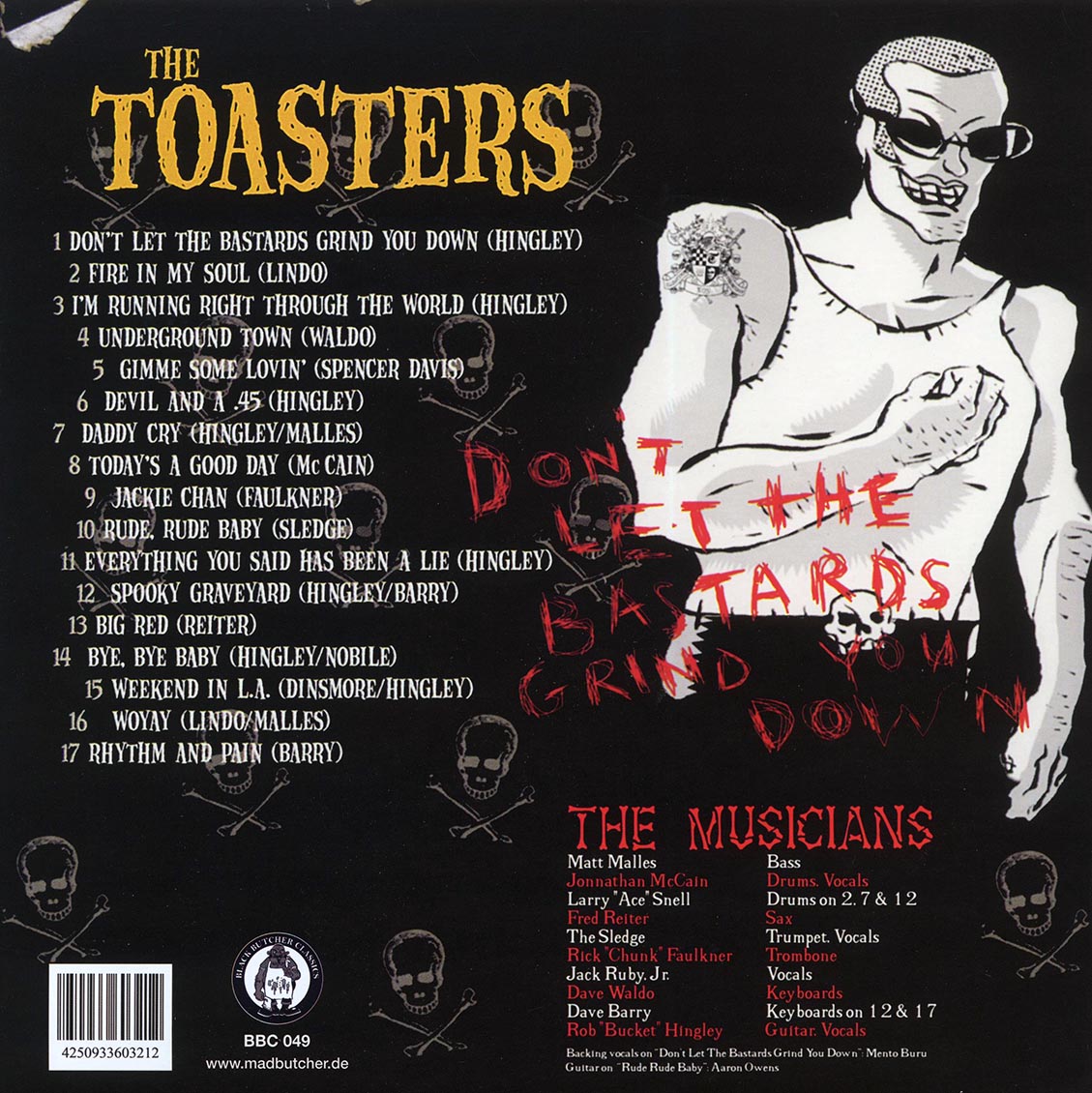 The Toasters - Don't Let The Bastards Grind You Down