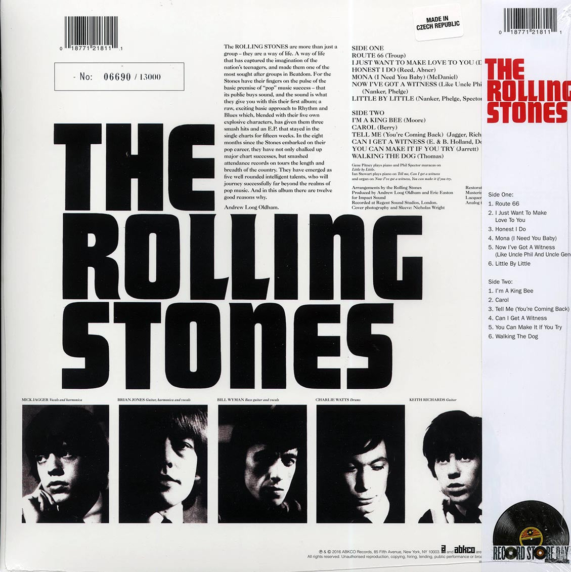 The Rolling Stones - The Rolling Stones (mono) (RSD 2024) (numbered ltd.ed.) (180g) (colored vinyl)