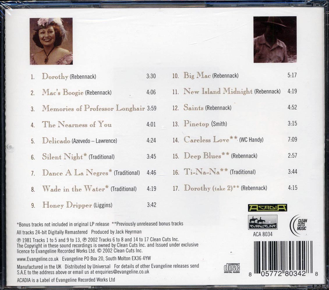 Dr. John - Dr. John Plays Mac Rebennack: The Legendary Sessions Volume 1