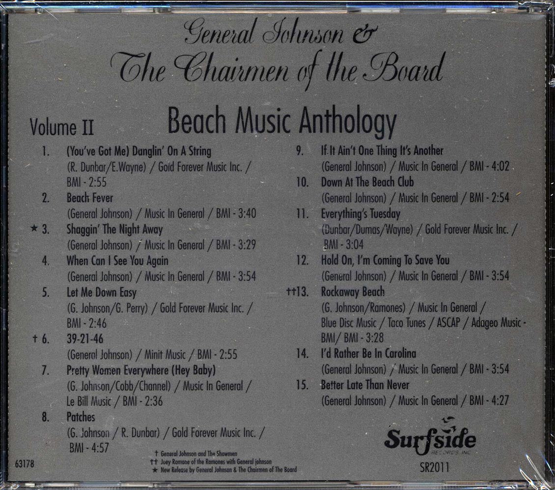General Johnson & The Chairman Of The Board - Beach Music Anthology