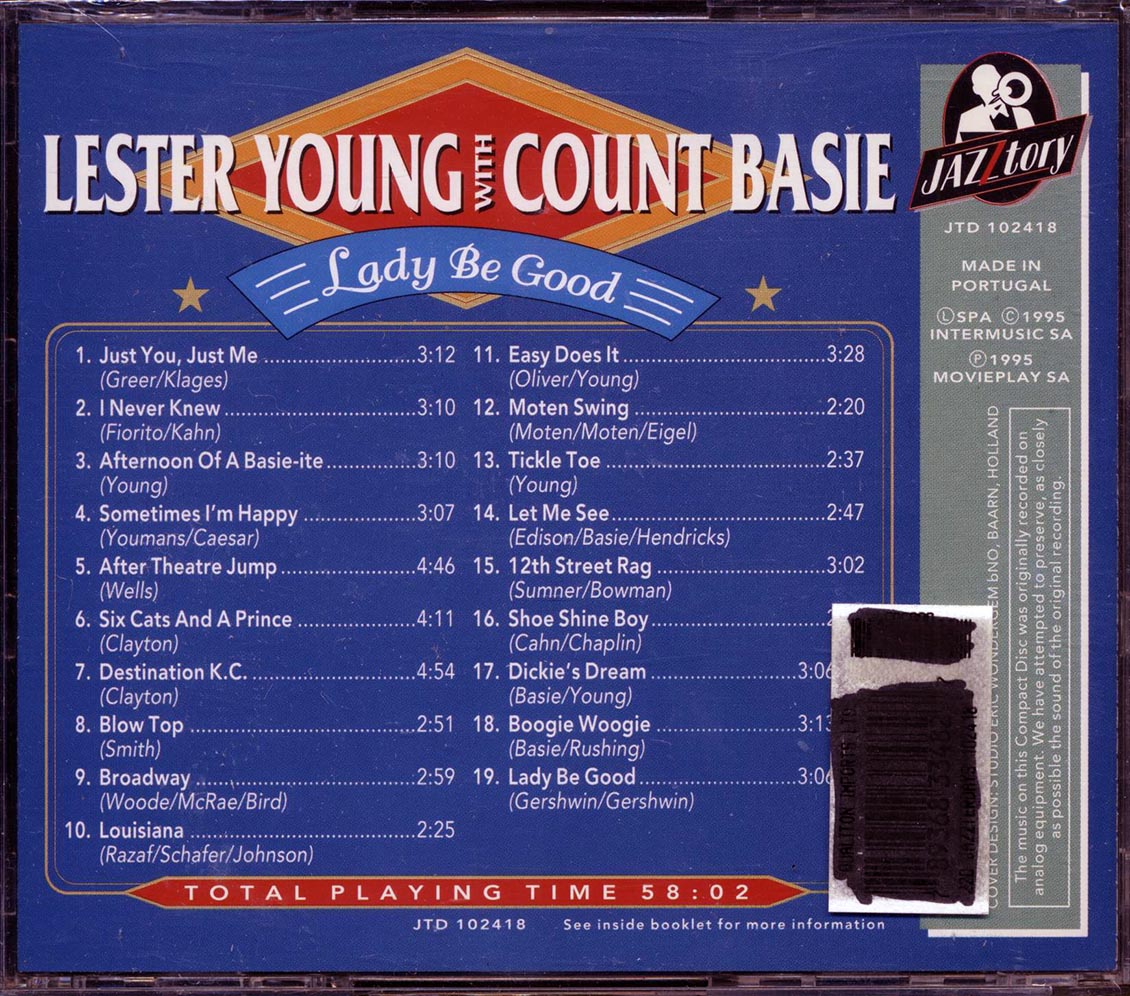 Lester Young, Count Basie - Lady Be Good