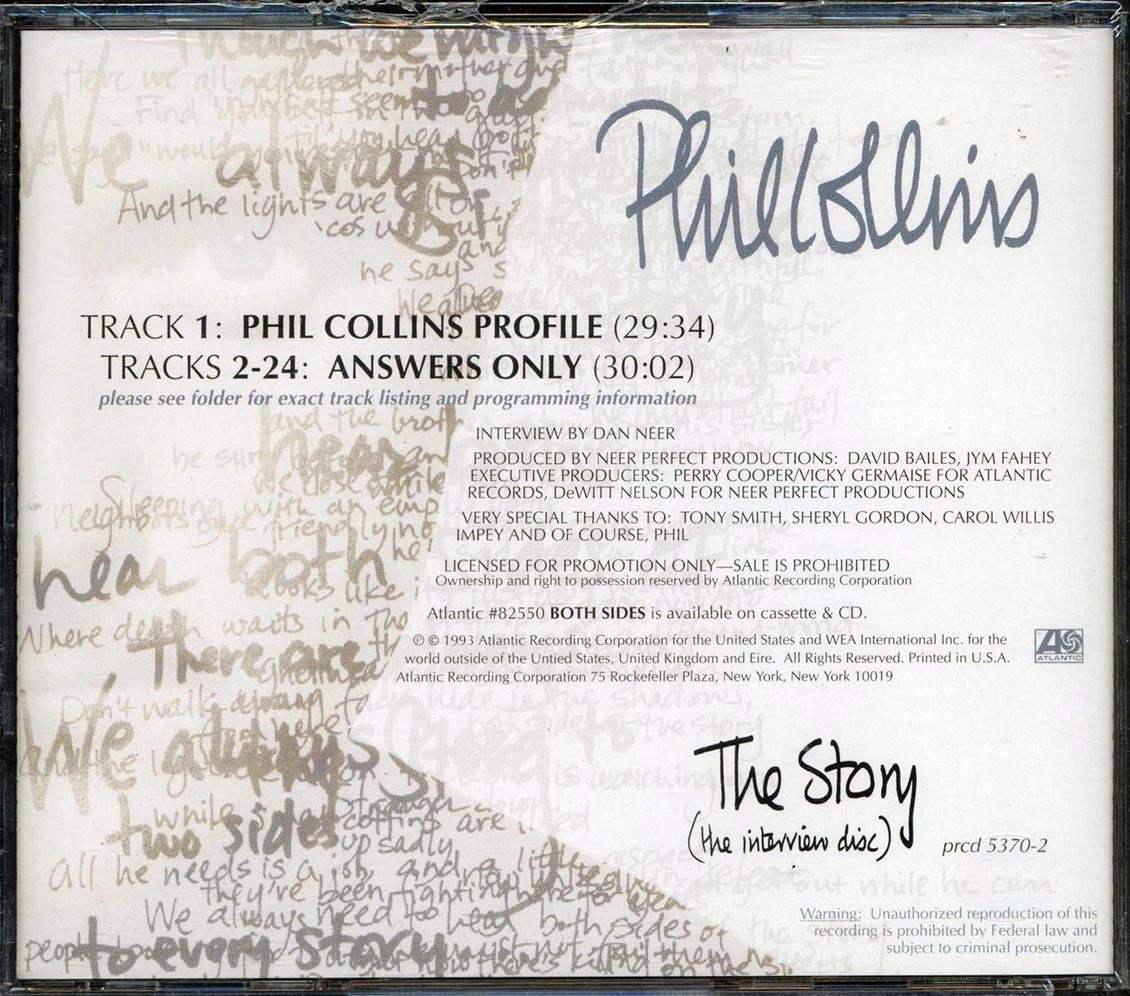 Phil Collins - The Story: The Interview Disc