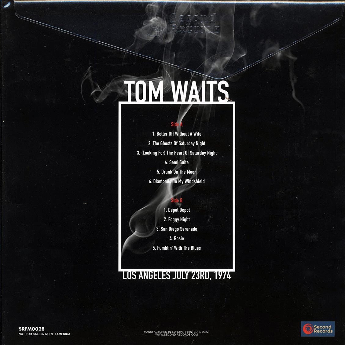 Tom Waits - Unplugged Live: KPFK Folkscene Studios, Los Angeles July 23rd, 1974 (180g) (orange vinyl)