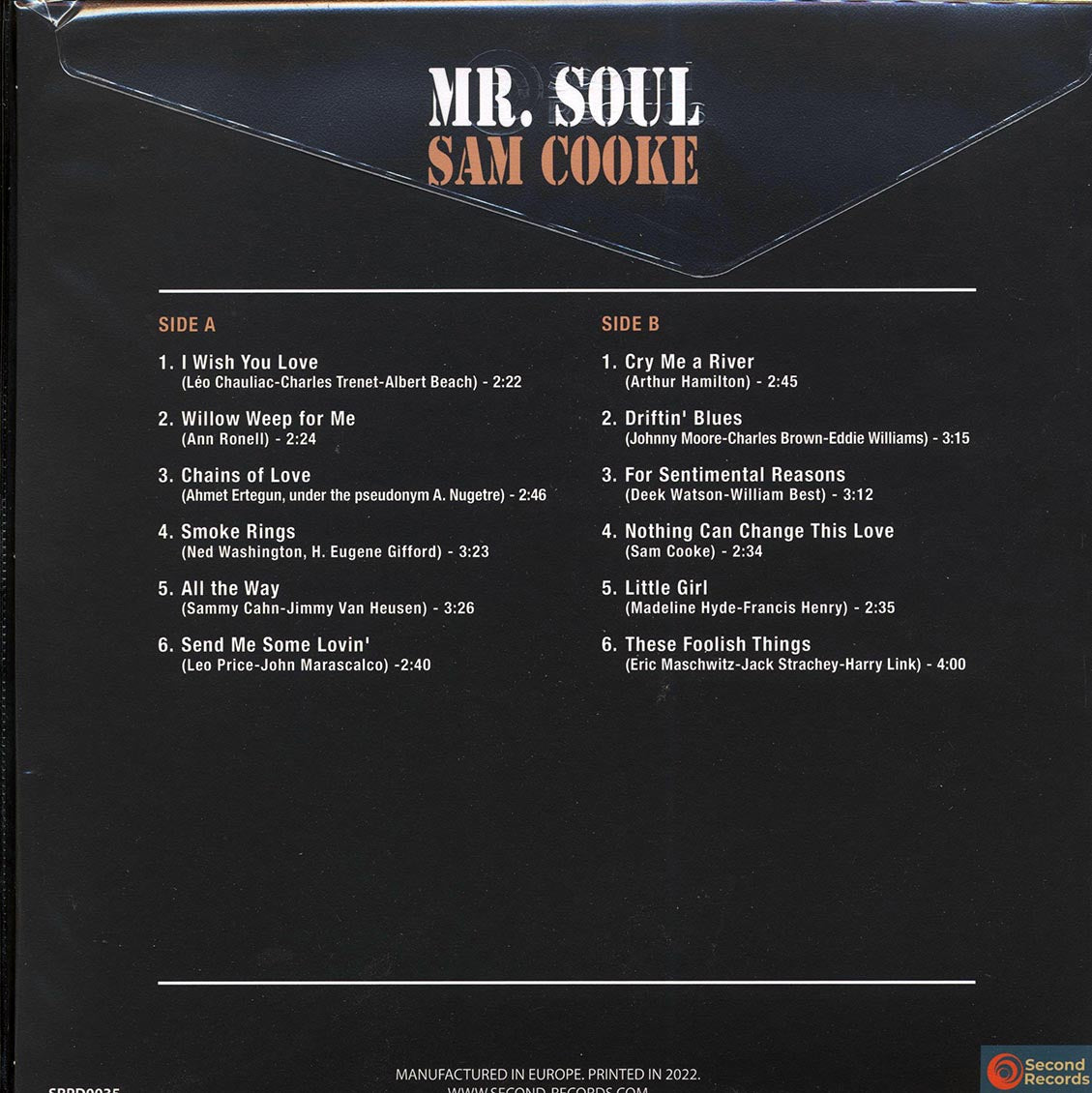 Sam Cooke - Mr. Soul (180g) (violet vinyl)