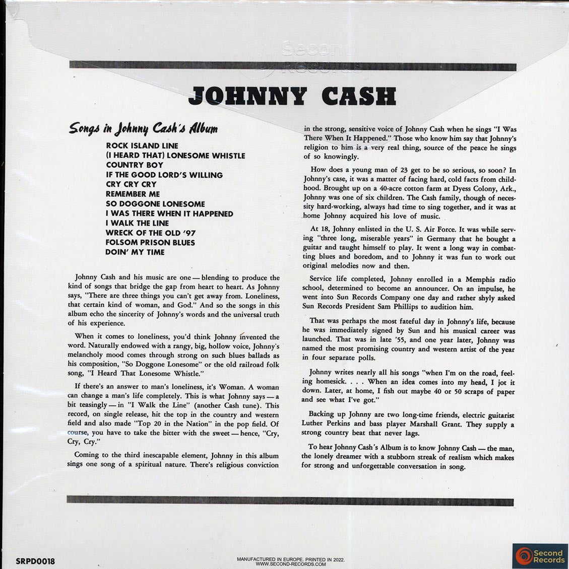 Johnny Cash - With His Hot And Blue Guitar (180g) (turquoise vinyl)