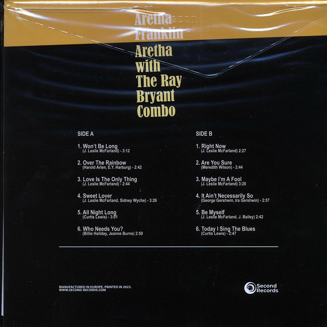 Aretha Franklin - Aretha With The Ray Bryant Combo (180g) (red vinyl)