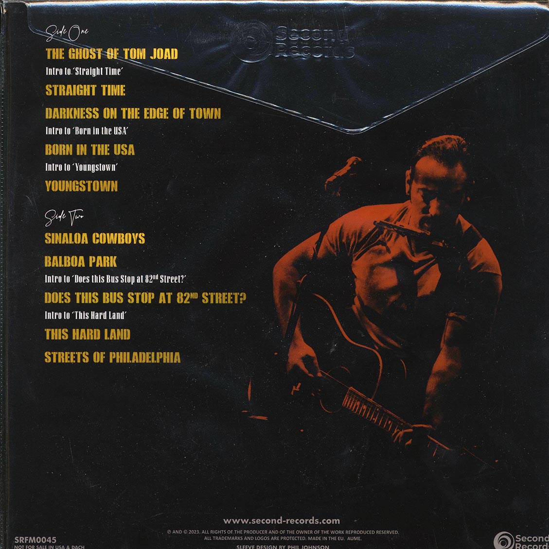 Bruce Springsteen - One Night Stand: Columbia Records Radio Hour, The Tower Theater Philadelphia, December 14th 1995 (180g) (clear vinyl)