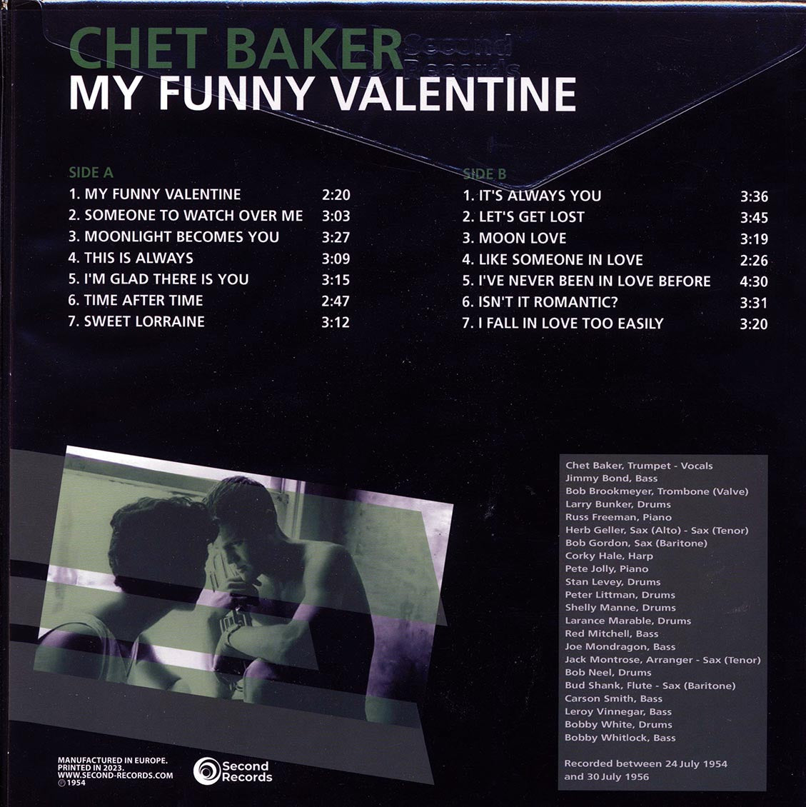 Chet Baker - My Funny Valentine (180g) (green vinyl)