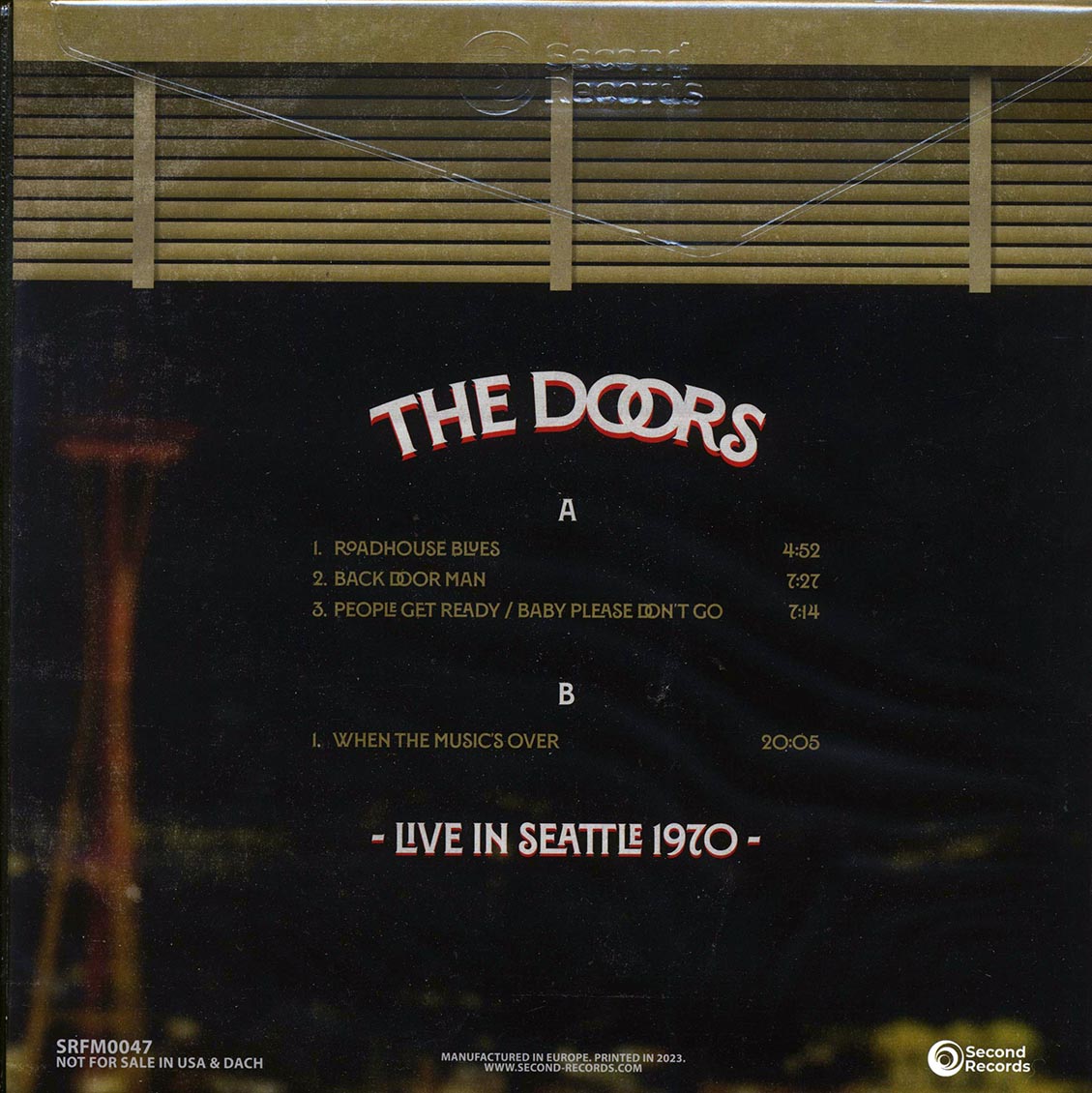 The Doors - Live In Seattle 1970 (180g) (clear vinyl)
