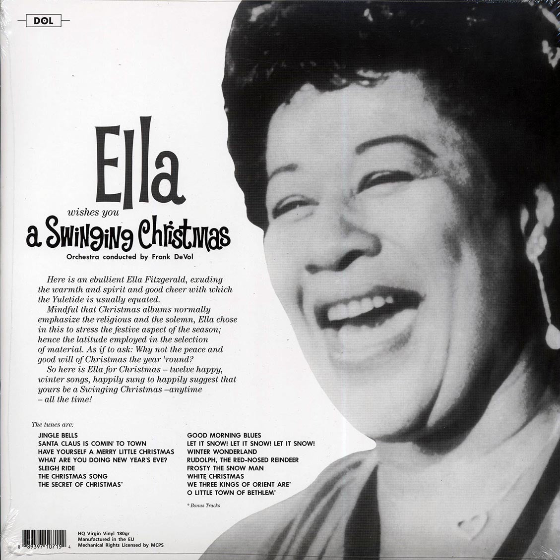 Ella Fitzgerald - Wishes You A Swinging Christmas (die-cut jacket) (180g) (white vinyl)