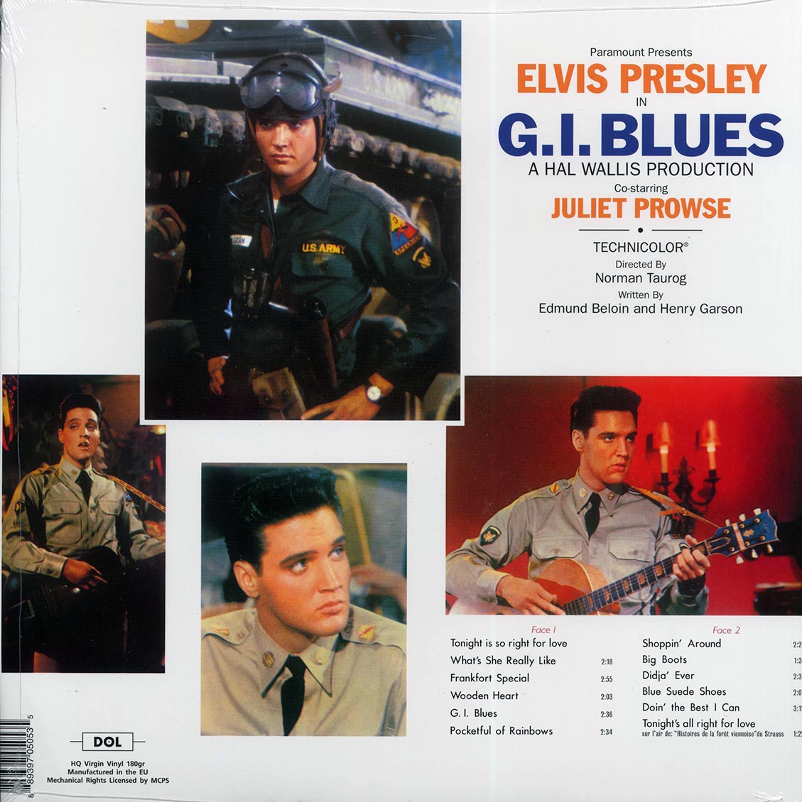 Elvis Presley - GI Blues (yellow vinyl)