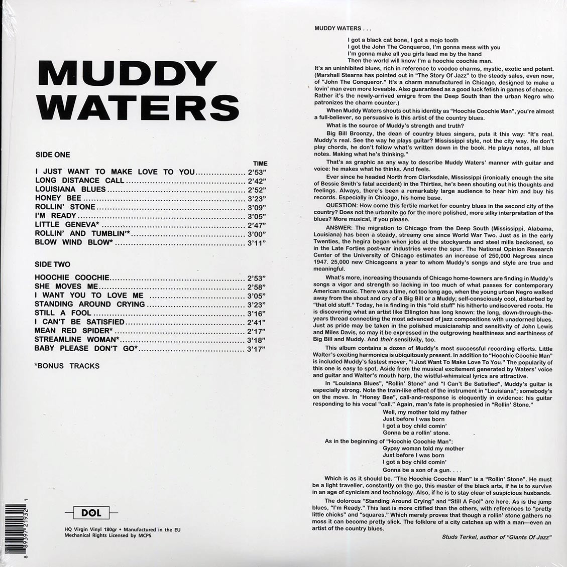 Muddy Waters - The Best Of Muddy Waters (+6 bonus tracks) (180g)