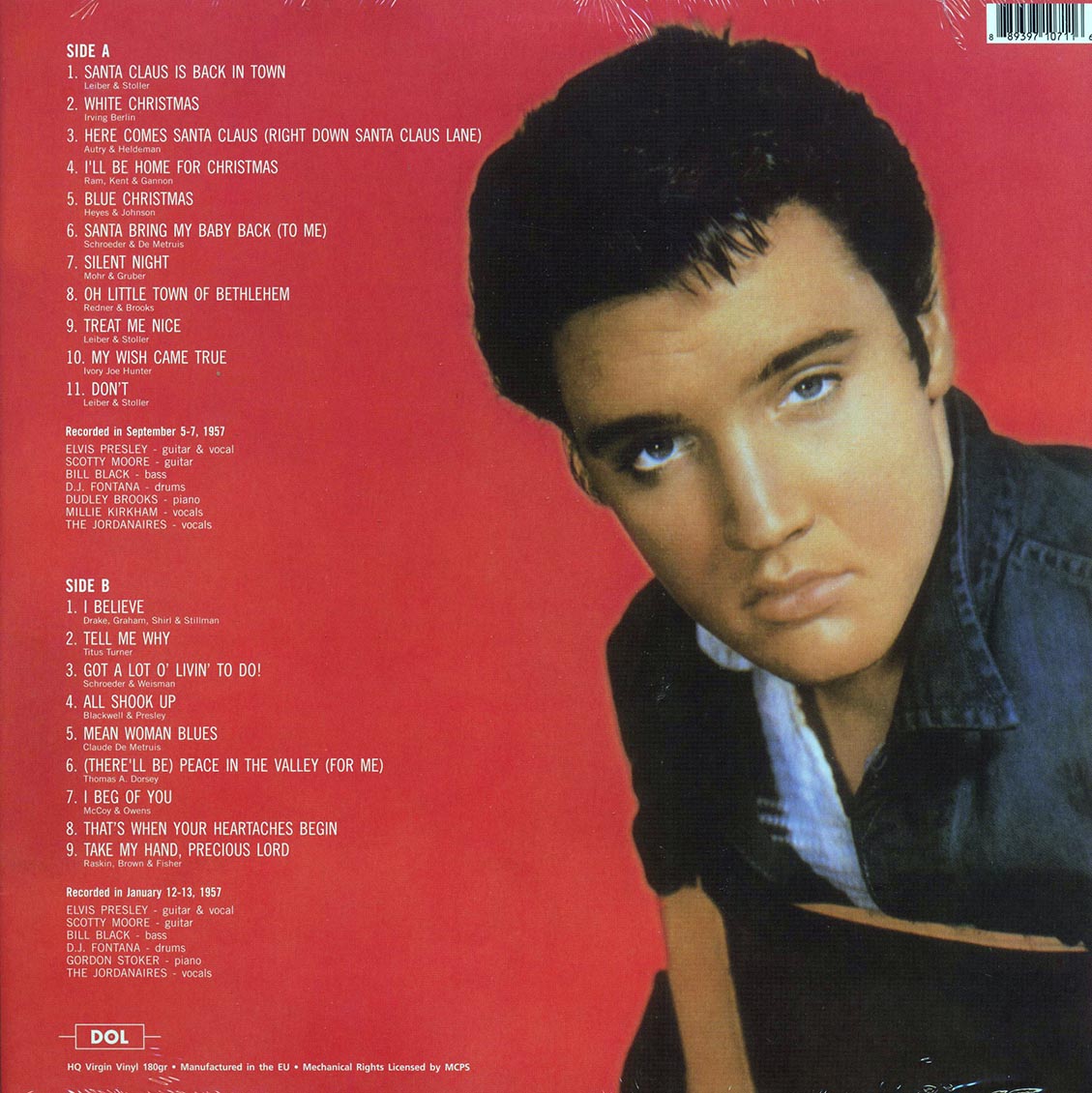 Elvis Presley - Elvis' Christmas Album (die-cut jacket) (180g) (gold vinyl)