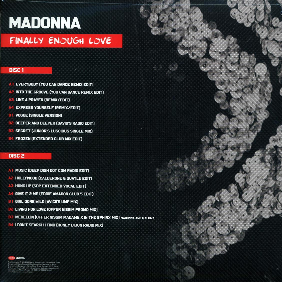 Madonna - Finally Enough Love (ltd. ed.) (2xLP) (remastered) (clear vinyl)