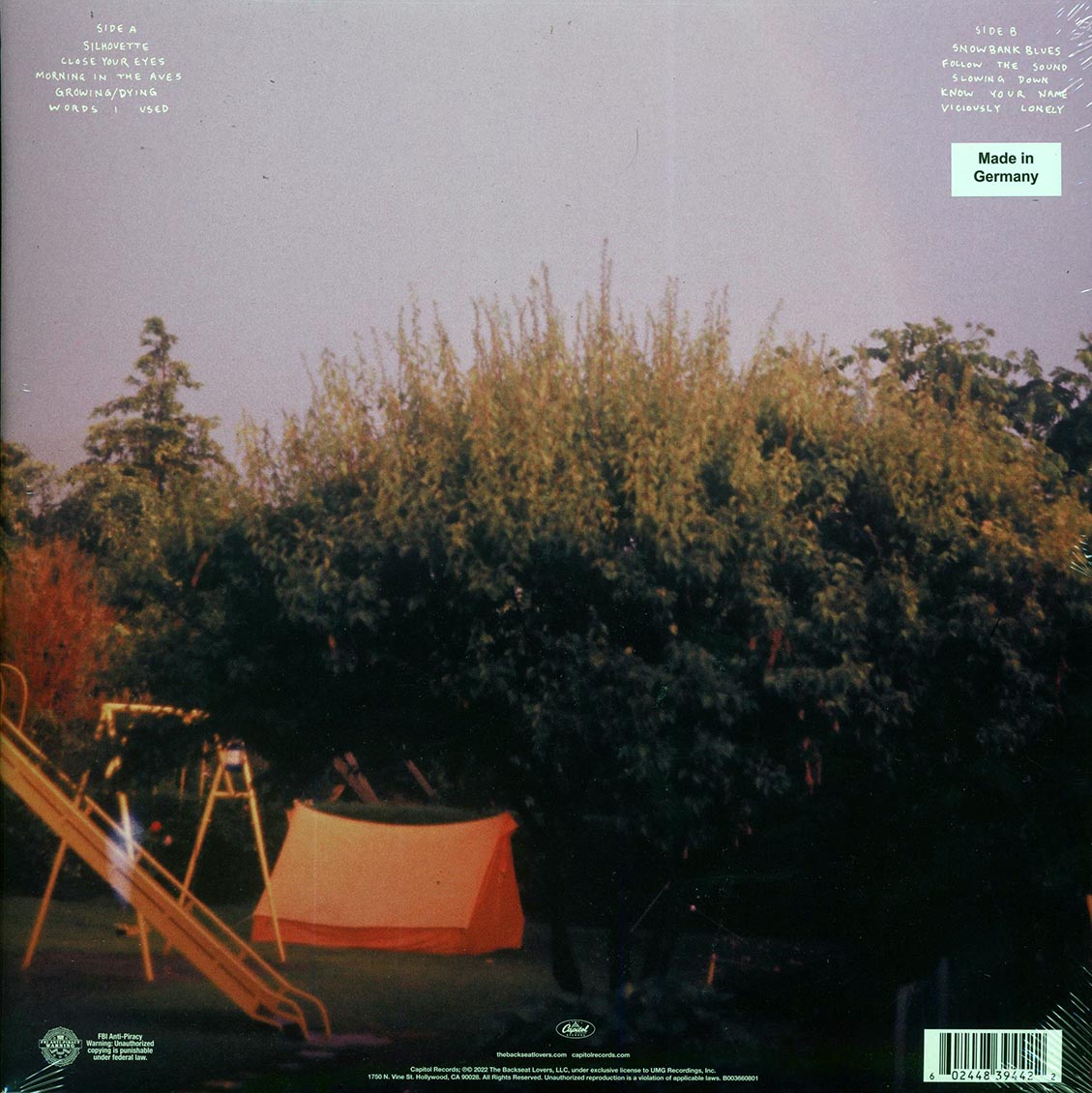The Backseat Lovers - Waiting To Spill (180g)