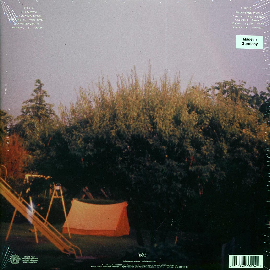 The Backseat Lovers - Waiting To Spill (180g) (green vinyl)